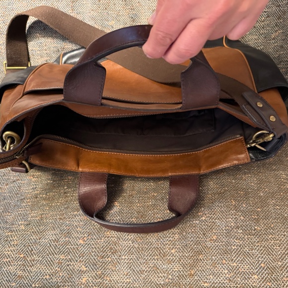 COACH Weekend Tote, Brown Leather with Side Pockets (Authentic Pre-Owned) - Picture 2 of 16